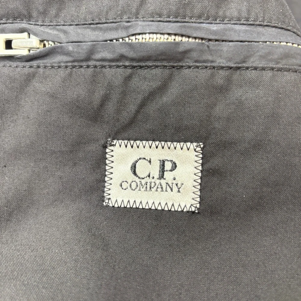 C.P. Company Mens Sport Coat 52 (42‎ US) Black Cotton Nylon 3-Button Made Italy